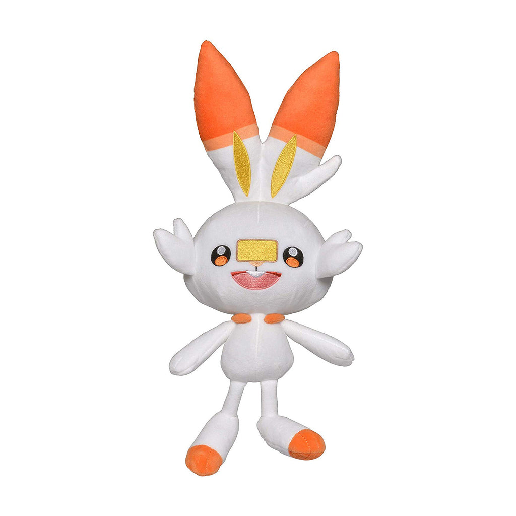 Wicked Cool Toys Pokemon Galar Region Scorbunny 8 Inch Plush Figure - Radar Toys