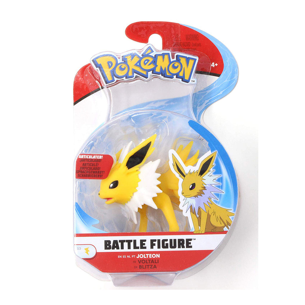 Wicked Cool Toys Pokemon Battle Figure Jolteon Figure - Radar Toys