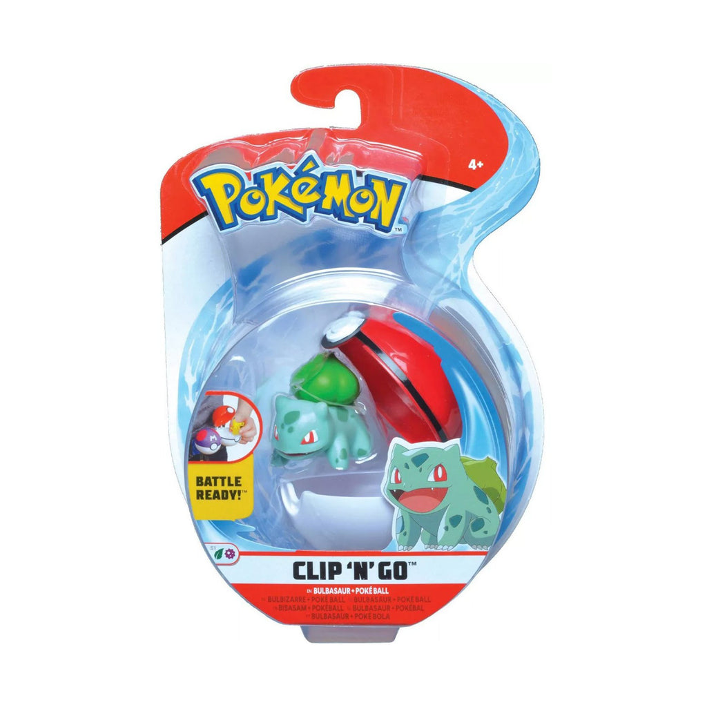 Wicked Cool Toys Pokemon Clip N Go Bulbasaur Set - Radar Toys