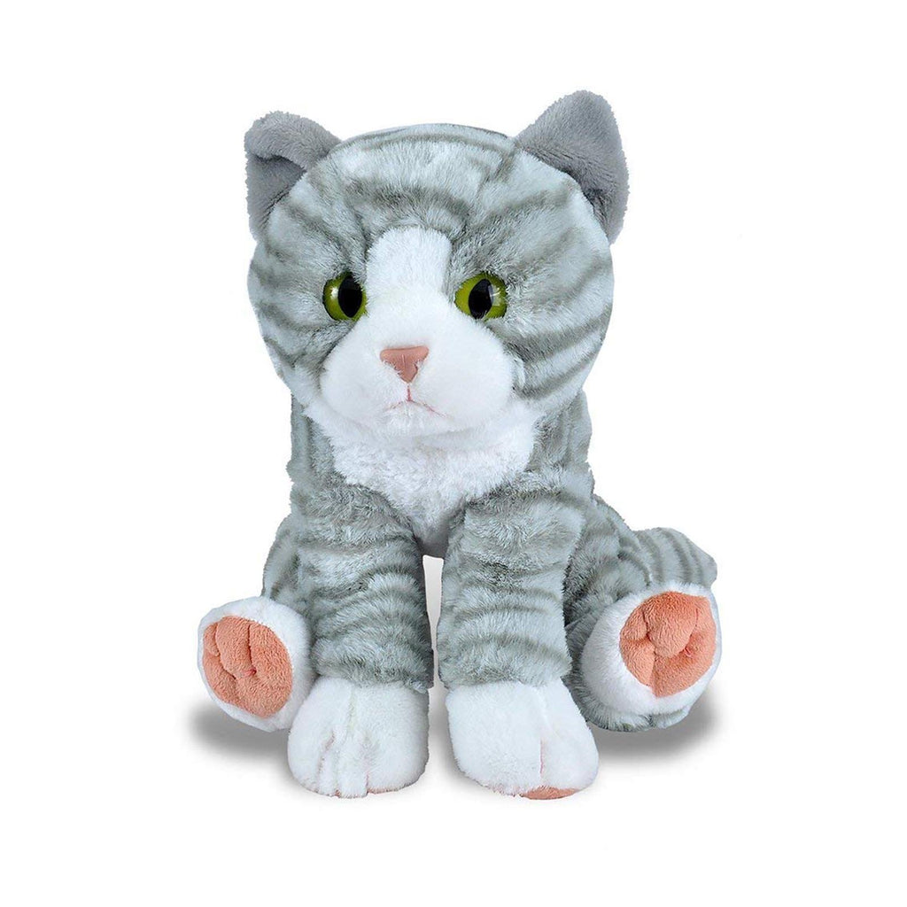 Wild Republic Cuddlekins Pet Shop Grey Tiger Cat 11 Inch Plush - Radar Toys