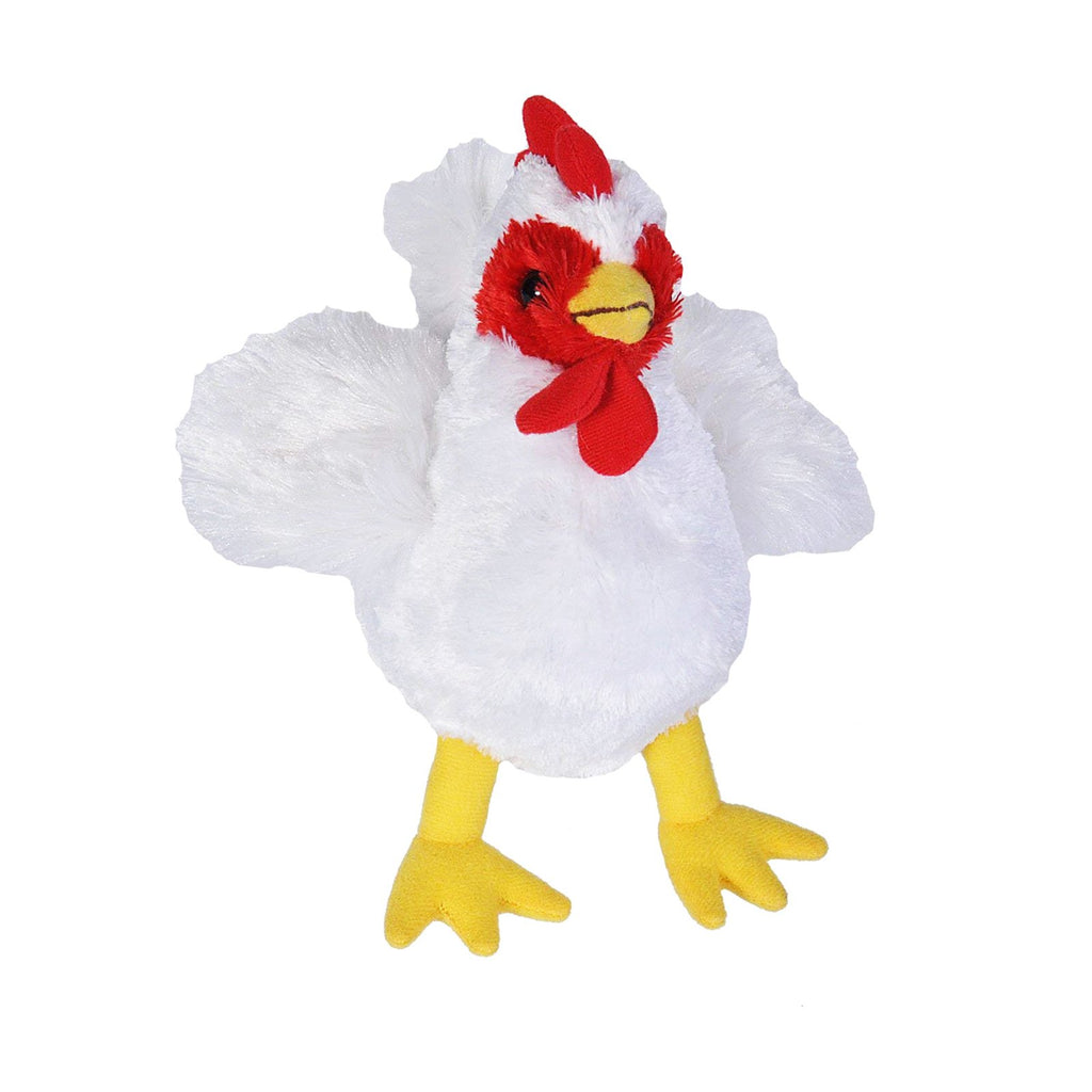 Wild Republic Hug'ems Chicken 5 Inch Plush Figure - Radar Toys