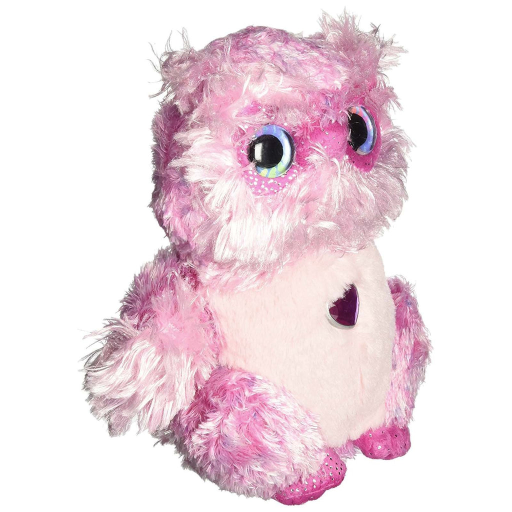 Wild Republic Sweet And Sassy Pink Owl 8 Inch Plush Figure - Radar Toys