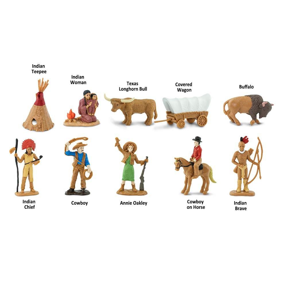 Wild West Toob Mini Figures Safari Ltd