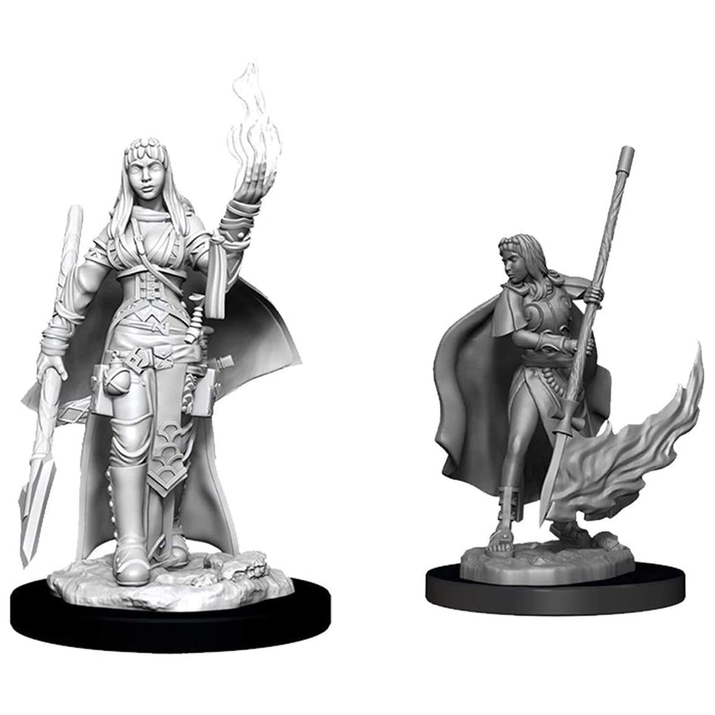 Wizkids Pathfinder Battles Deep Cuts Unpainted Female Human Oracles (Magic User) Figure Set