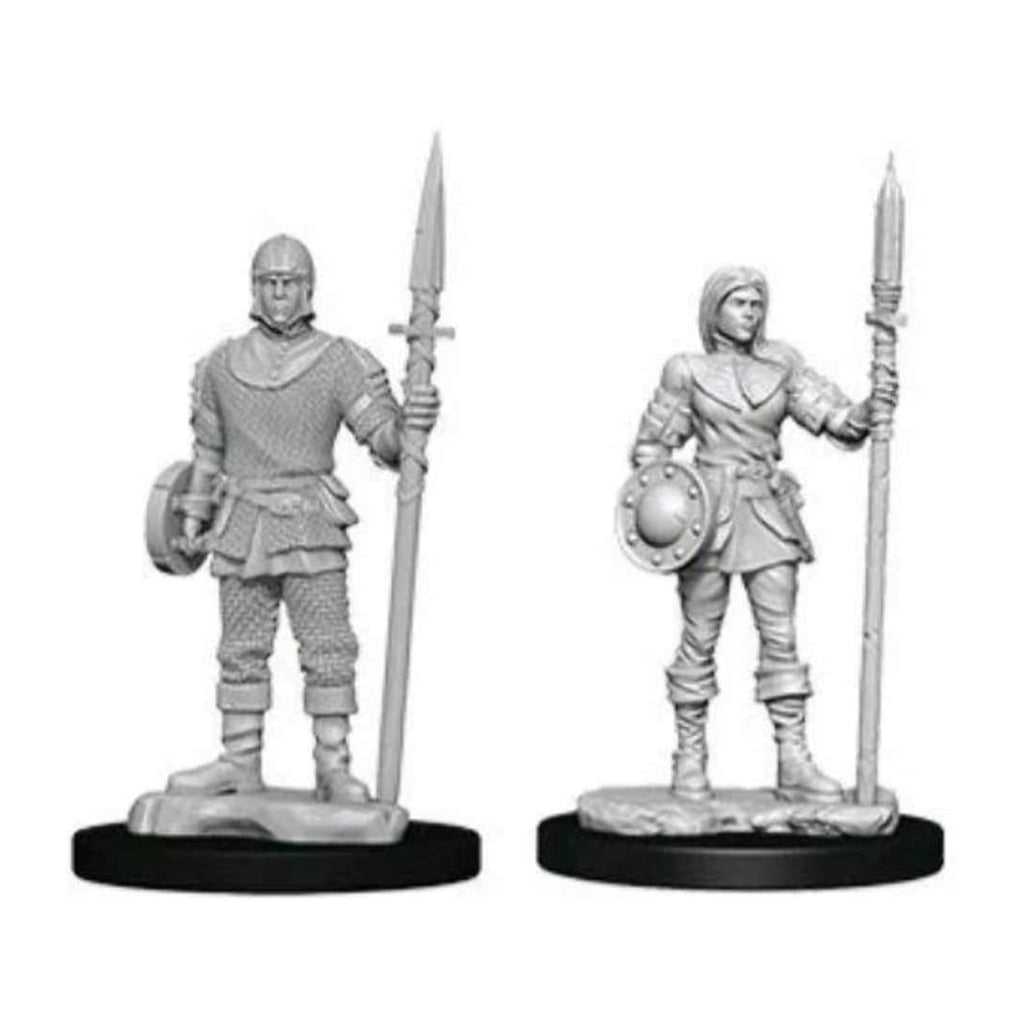 Wizkids Pathfinder Battles Deep Cuts Unpainted Guards Figure Set