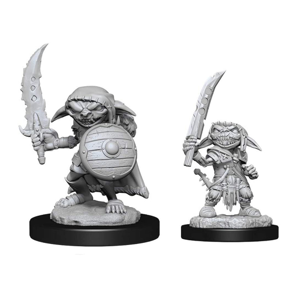 Wizkids Pathfinder Battles Deep Cuts Unpainted Male Goblin Fighter Figure Set