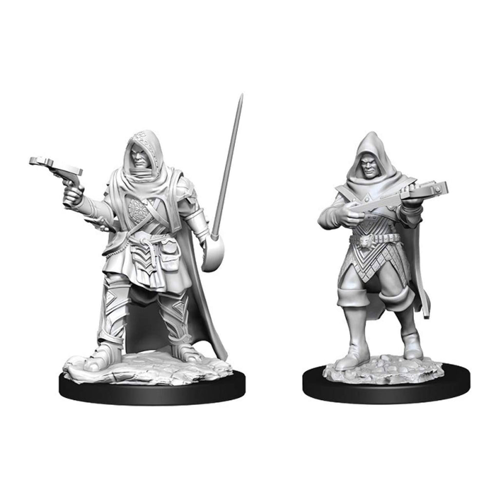 Wizkids Pathfinder Battles Deep Cuts Unpainted Male Human Rogue Figure Set