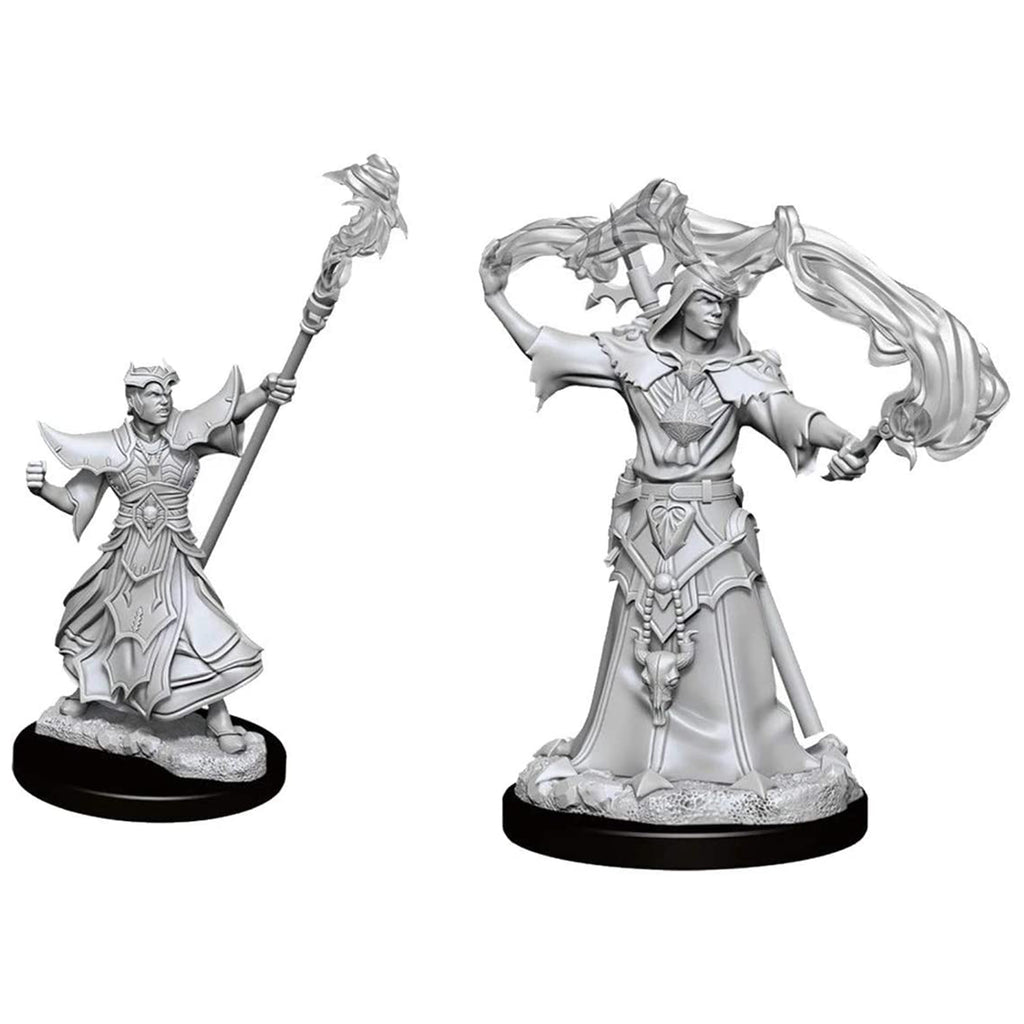 Wizkids Pathfinder Battles Deep Cuts Unpainted Male Human Sorcerer Figure Set