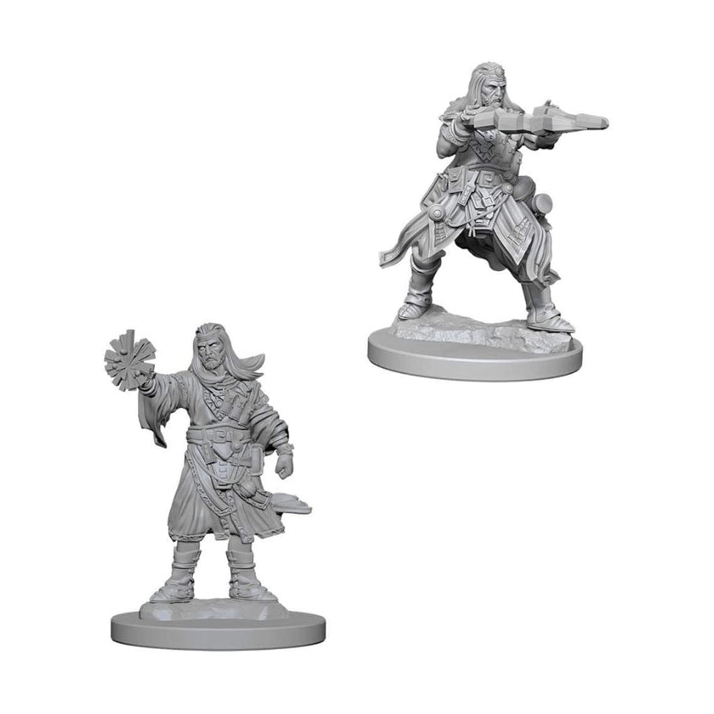 Wizkids Pathfinder Battles Deep Cuts Unpainted Male Human Wizard Figure Set