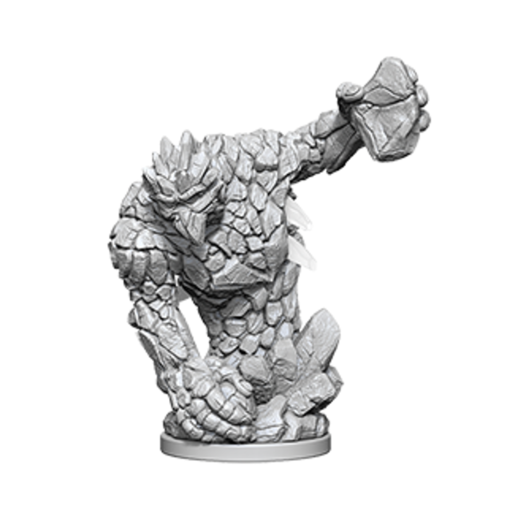 Wizkids Pathfinder Battles Deep Cuts Unpainted Medium Earth Element Figure Set