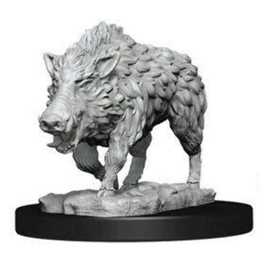 Wizkids Pathfinder Battles Deep Cuts Unpainted Wild Boar Figure Set