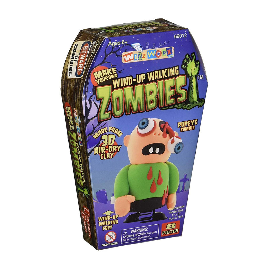 Wizz Worx Make Your Own Wind Up Walking Zombies Popeye Figure - Radar Toys