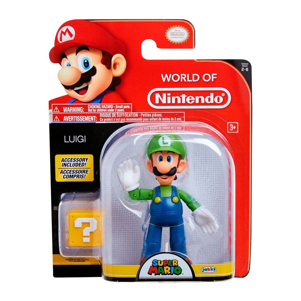 World Of Nintendo Series 11 Luigi 4 Inch Action Figure - Radar Toys