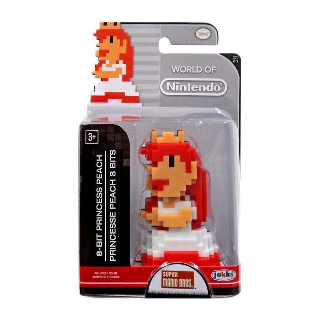 World Of Nintendo Series 13 8 Bit Princess Peach 2 Inch Action Figure - Radar Toys