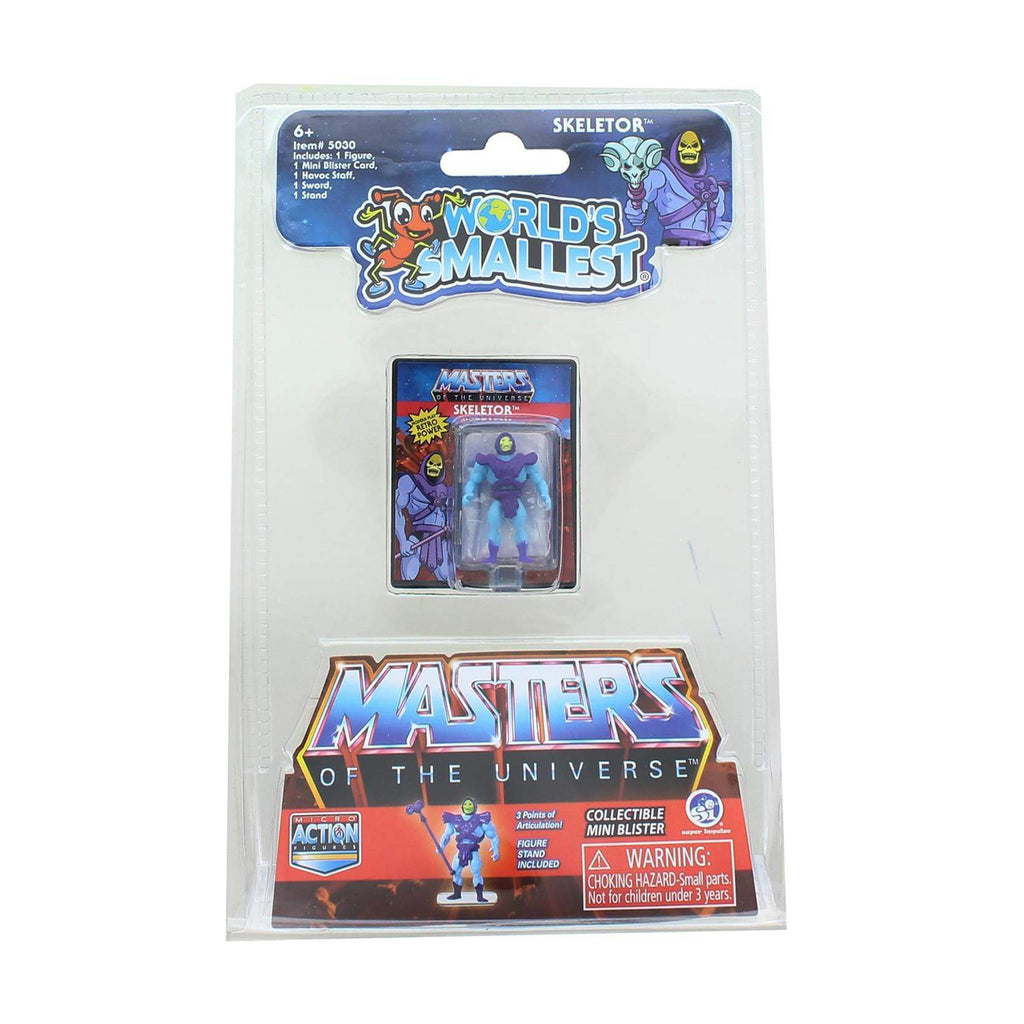 World's Smallest Masters Of The Universe Skeletor Micro Action Figure - Radar Toys