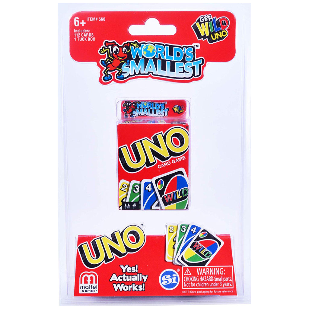 World's Smallest Uno The Card Game - Radar Toys