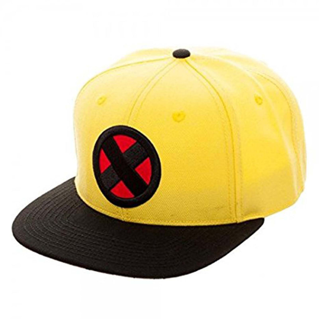 X-Men Wolverine Yellow Logo Snapback Hat