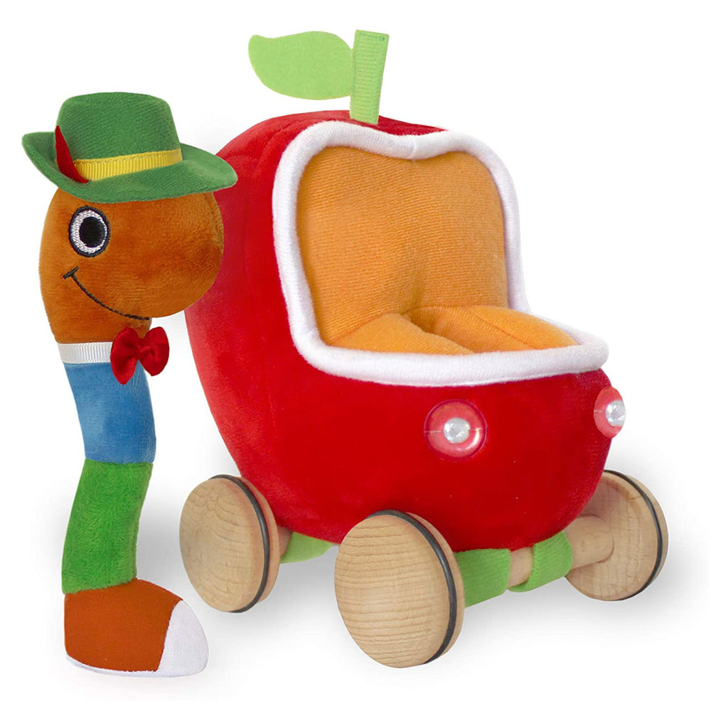 Yottoy Lowly Worm Plush In Apple Car