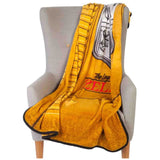 Zelda Gold Cartridge Fleece Plush Throw - Radar Toys