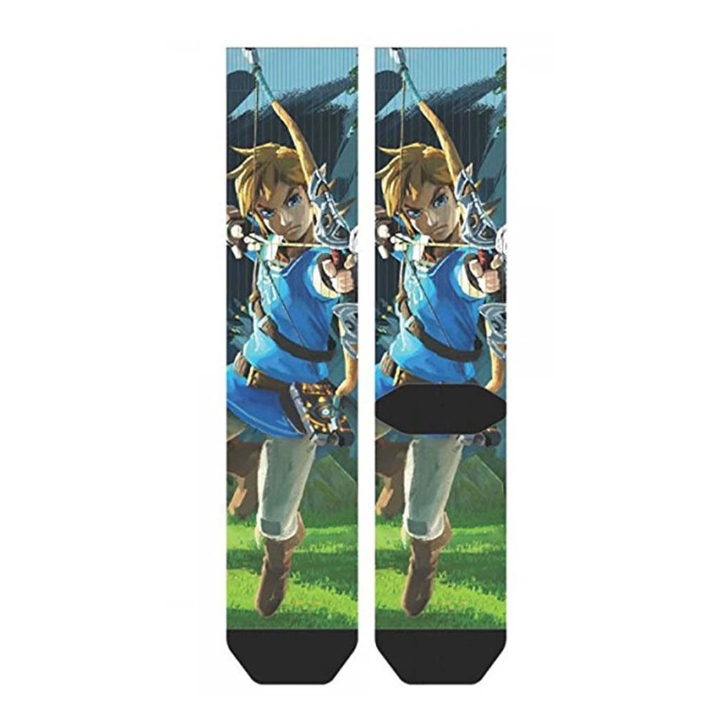 Zelda Breath Of The Wild Sublimated 1 Pair Of Crew Socks