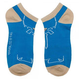 Zelda Breath Of The Wild Three Pairs Of Low Cut Socks - Radar Toys