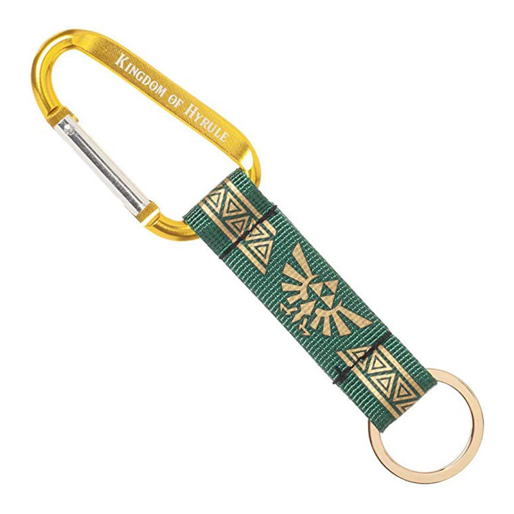 Zelda Kingdom Of Hyrule Strapped Carabiner Keychain