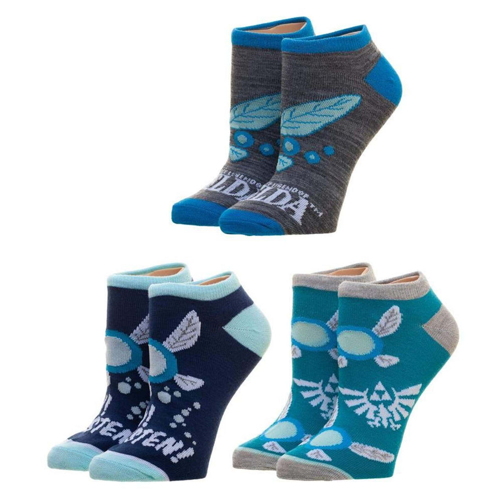 Zelda Navi 3 Pairs Of Ankle Socks