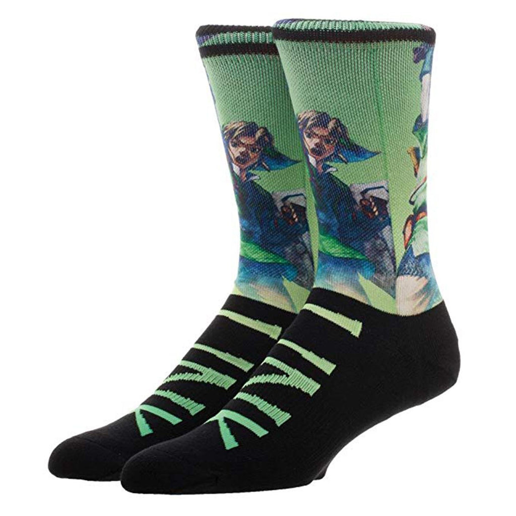 Zelda Sublimated Over Knit One Pair Of Crew Socks