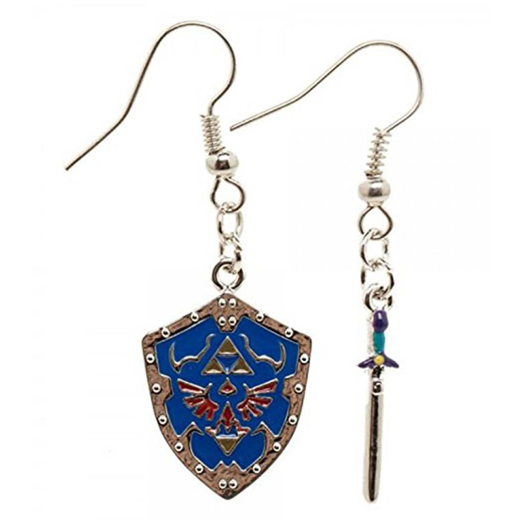 Zelda Sword And Shield Earrings Set