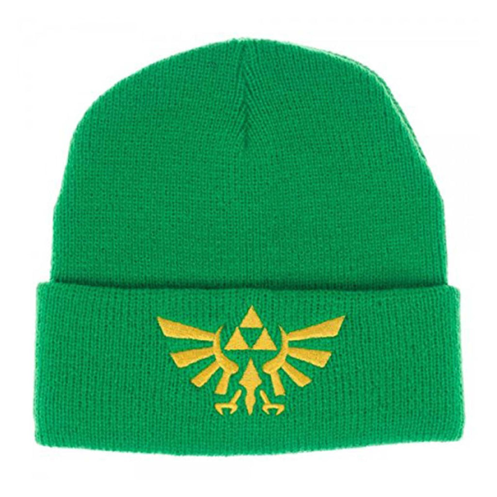 Zelda Triforce Logo Green Cuff Beanie