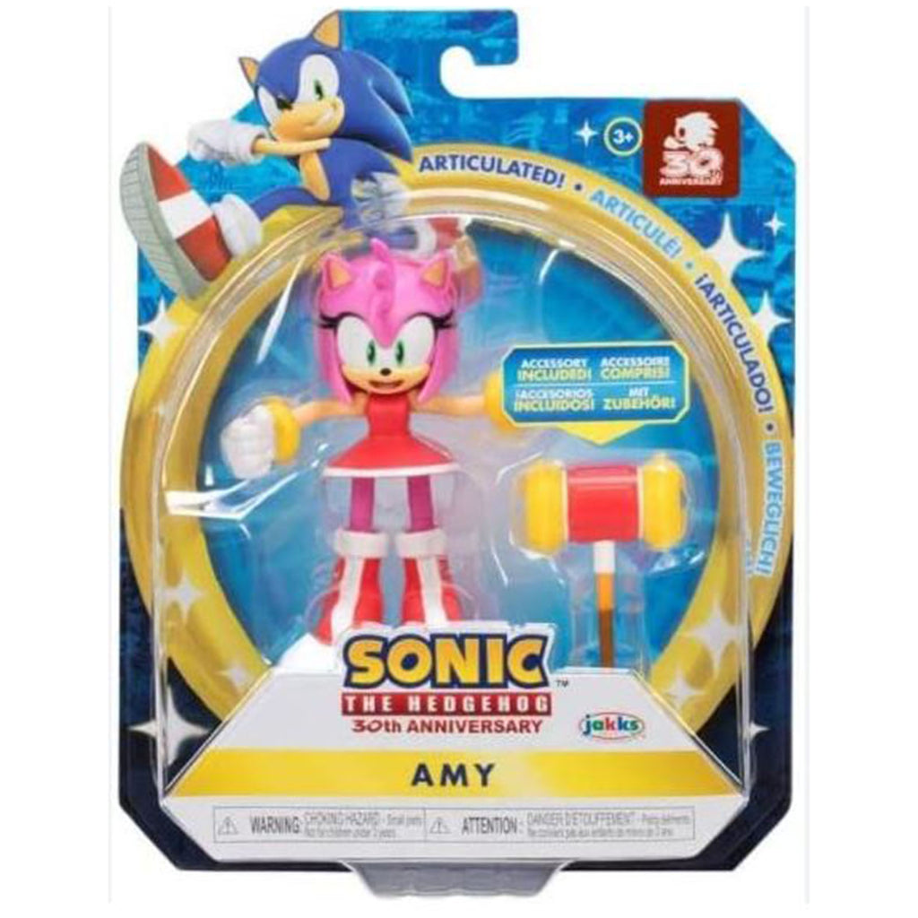 Sonic The Hedgehog 30th Anniversary Amy 4 Inch Figure - Radar Toys