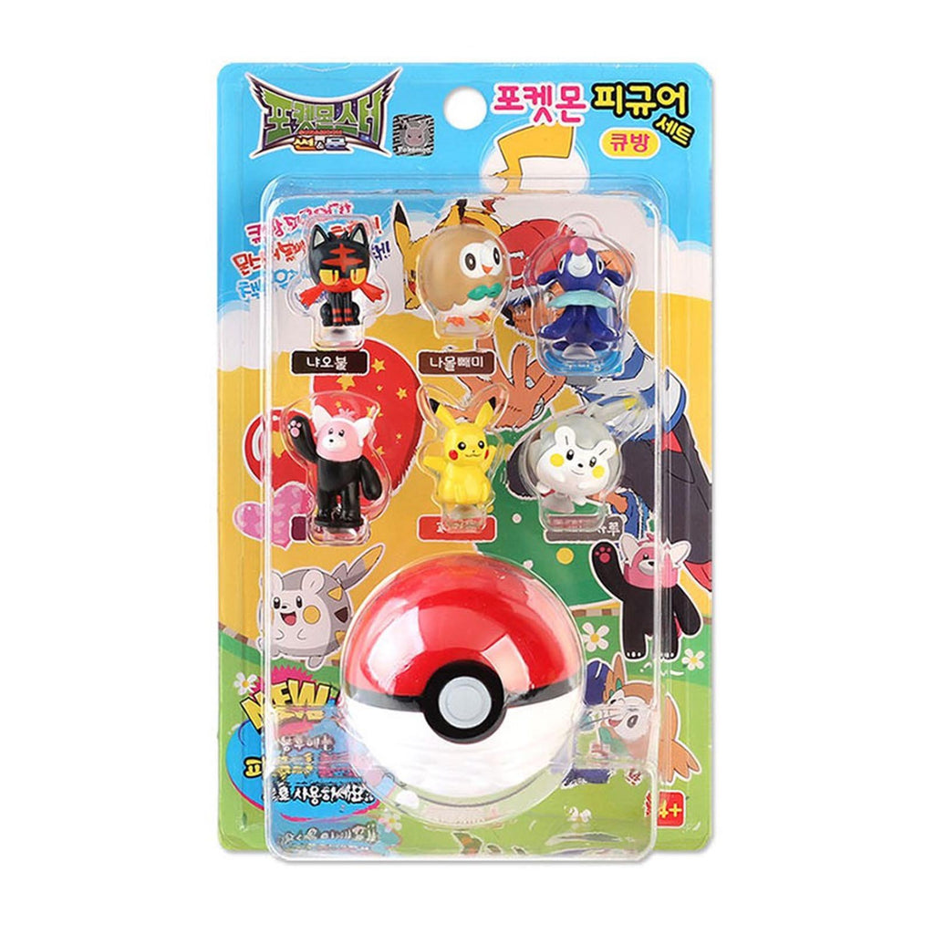 1000 Pokemon 6 Figure With Pokeball Set - Radar Toys
