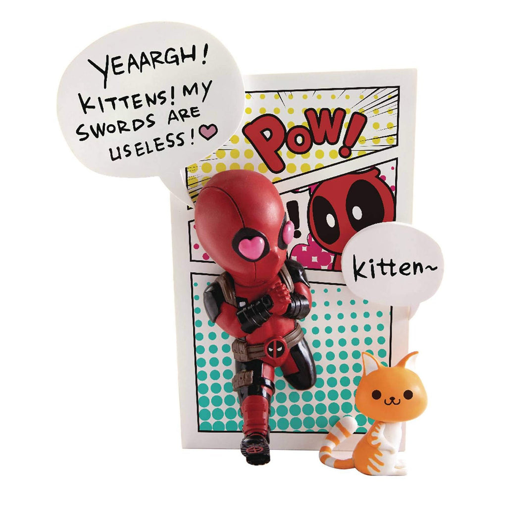 Beast Kingdom Marvel Comics Deadpool Mini Egg Series Attack Wall Figure