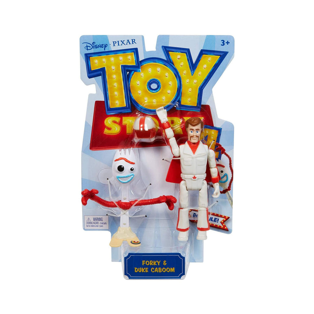 Disney Toy Story 4 Forky And Duke Caboom Posable Figures