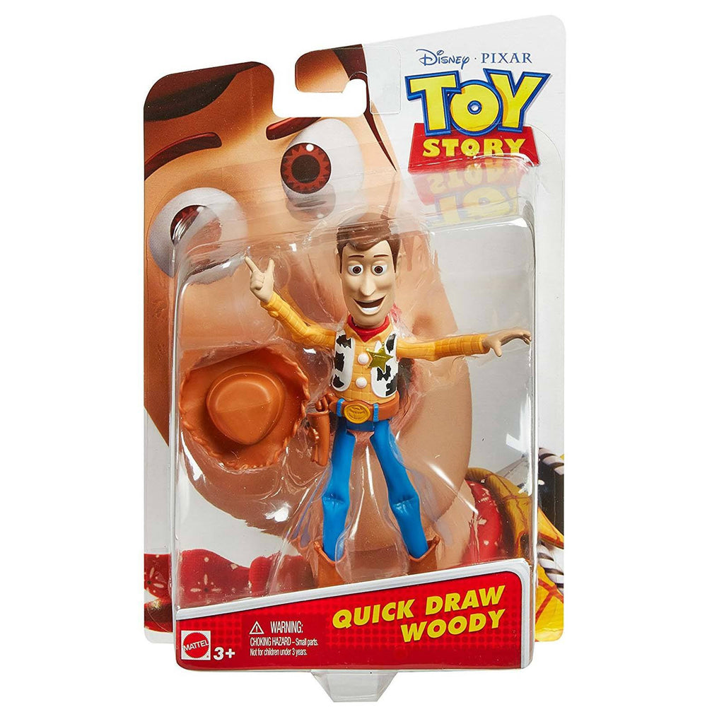 Disney Toy Story Quick Draw Woody 4 Inch Action Figure