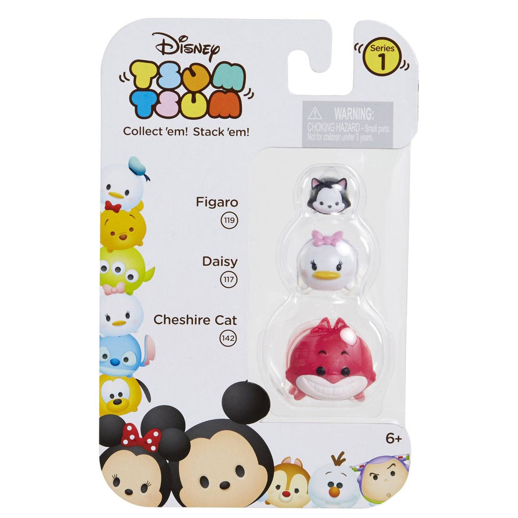 Disney Tsum Tsum Series 1 Stitch Figaro Olaf Figures 3 Pack - Radar Toys