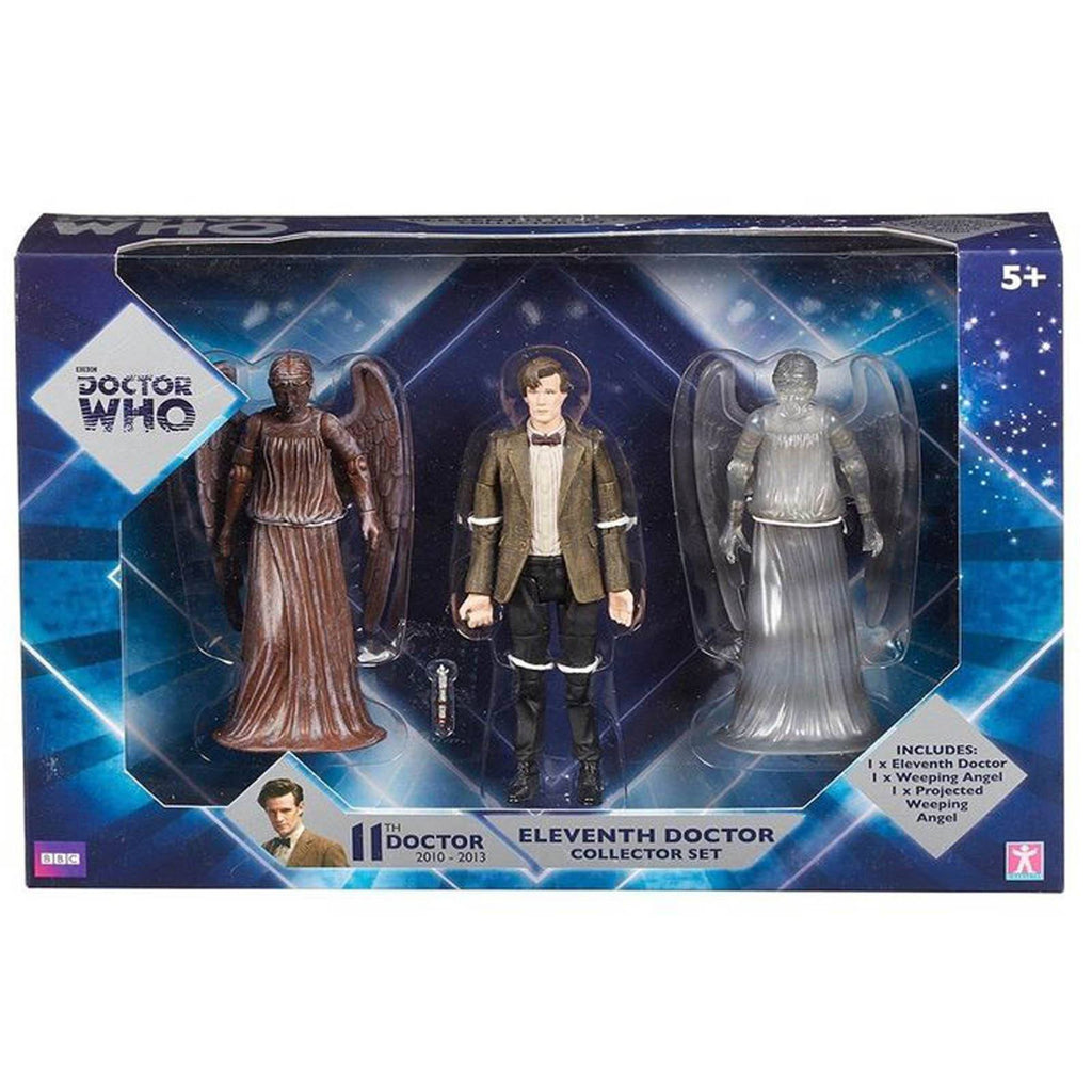 Doctor Who Eleventh Doctor With Angels Collector Action Figure Set - Radar Toys