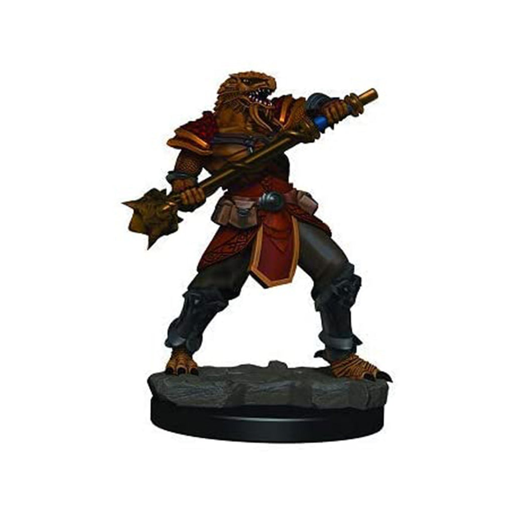 Dungeons and Dragons Male Dragonborn Fighter Painted Nolzur's Miniatures