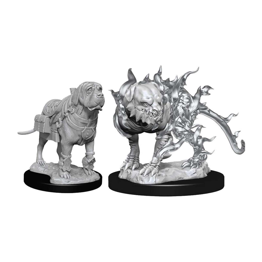 Dungeons and Dragons Mastiff & Shadow Mastiff Nolzur's Miniatures