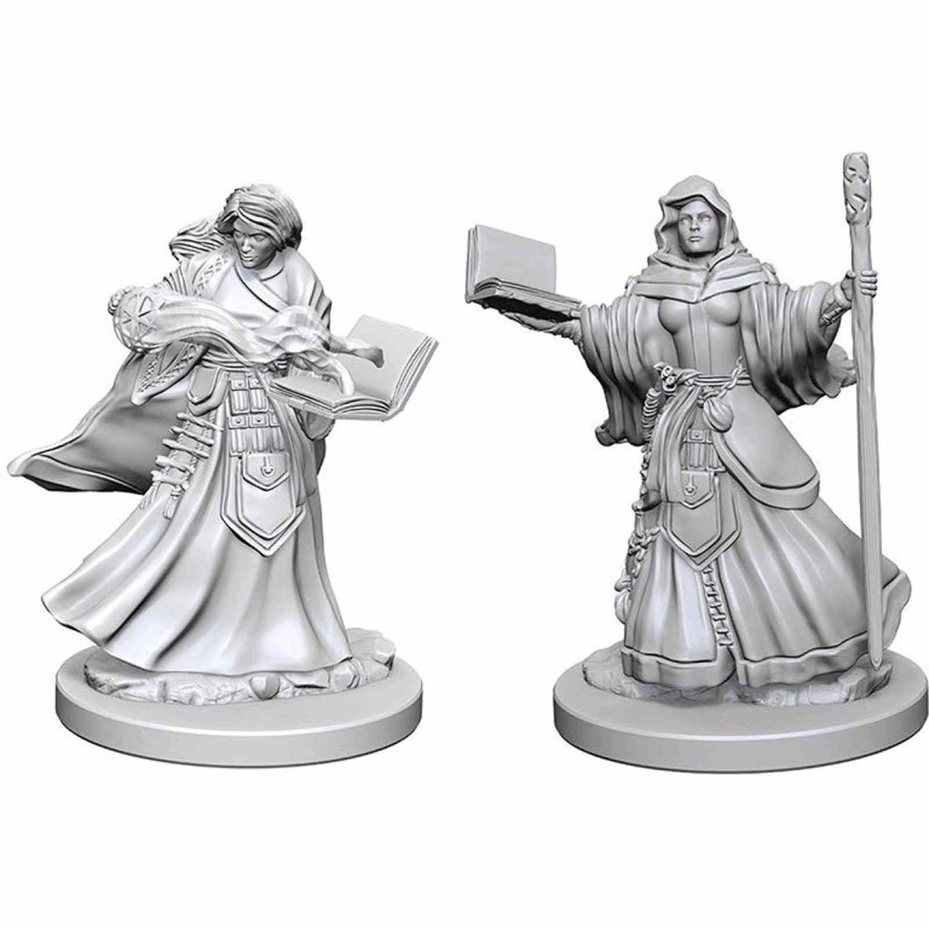 Dungeons And Dragons Nolzur's Human Female Wizard Unpainted Figure Set