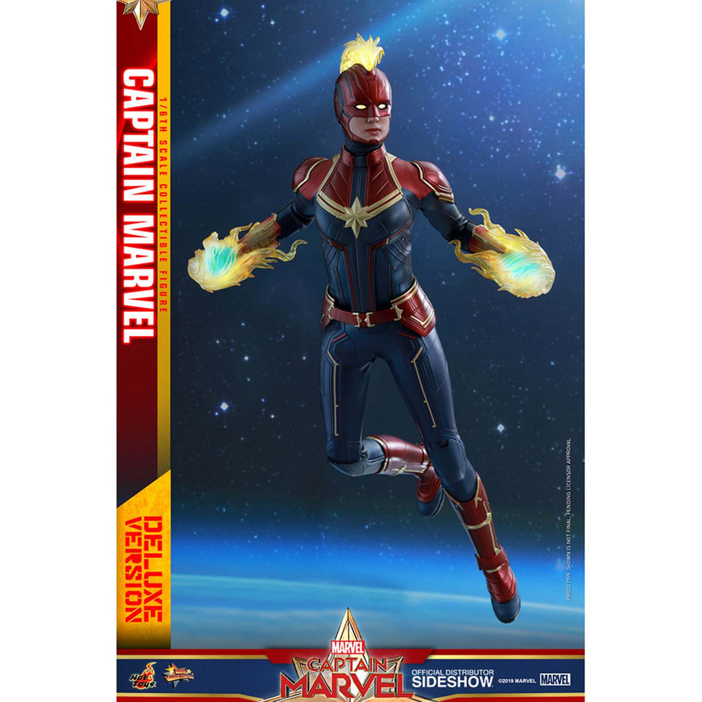 Hot Toys Movie Masterpiece Captain Marvel Deluxe 6th Scale Action Figure