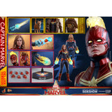 Hot Toys Movie Masterpiece Captain Marvel Deluxe 6th Scale Action Figure - Radar Toys
