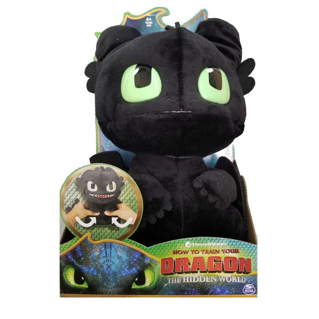 How To Train Your Dragon Hidden World Toothless Plush With Sounds - Radar Toys