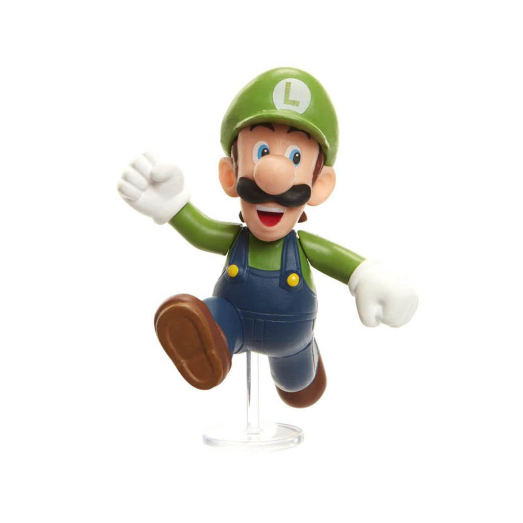 Jakks World Of Nintendo Luigi Running 2.5 Inch Figure - Radar Toys
