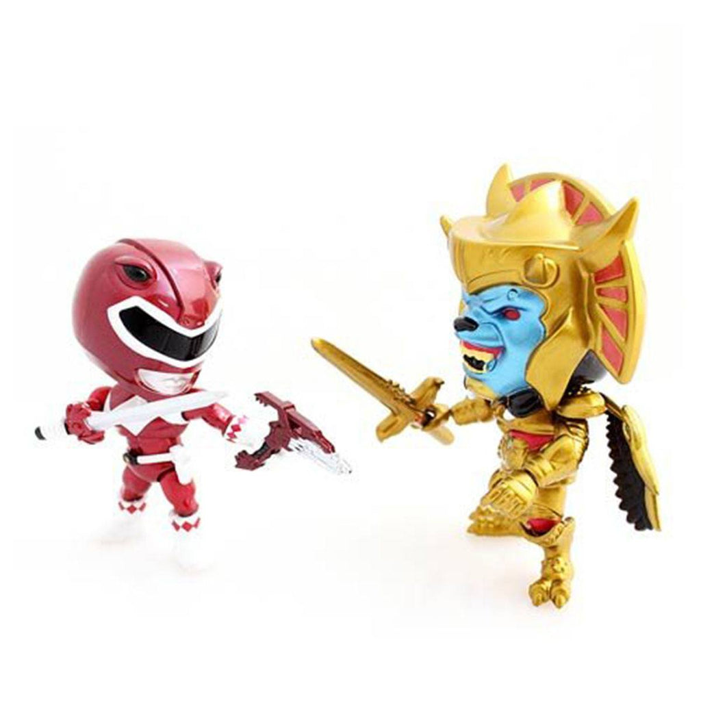 Loyal Subjects Power Rangers Exclusive Metallic Red Ranger Versus Goldar Figures - Radar Toys