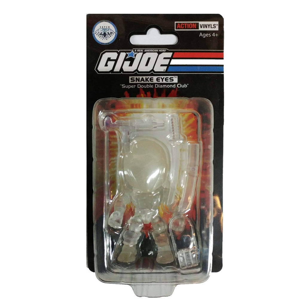 Loyal Subjects SDDC G.I. Joe Snake Eyes Clear White Action Figure - Radar Toys
