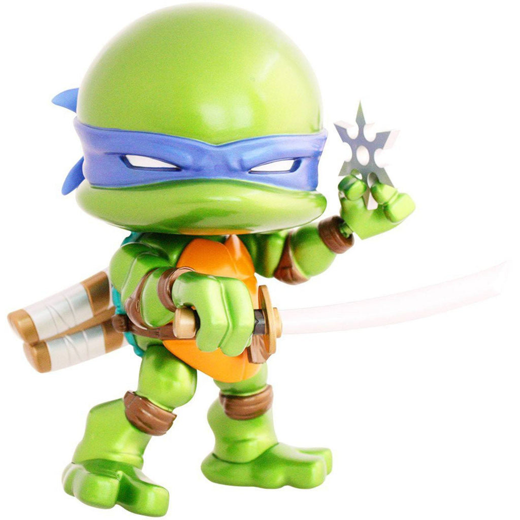 Loyal Subjects Teenage Mutant Ninja Turtles Jumbo Metallic Leonardo Action Figure - Radar Toys