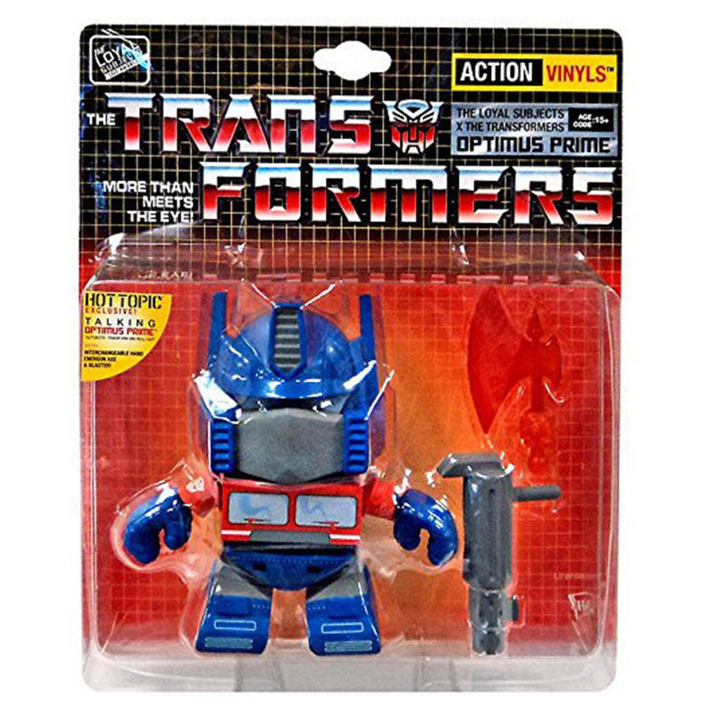 Loyal Subjects Transformers Exclusive Talking Optimus Prime Vinyl Figure