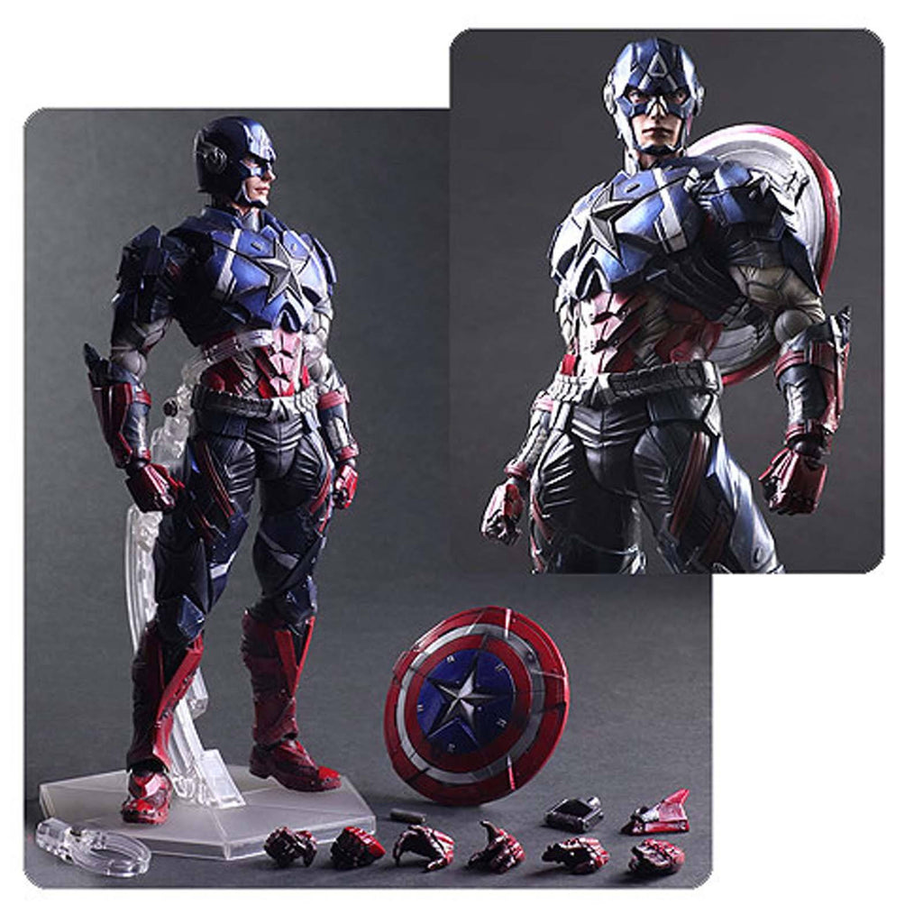 Marvel Universe Captain America Variant Play Arts Kai Action Figure