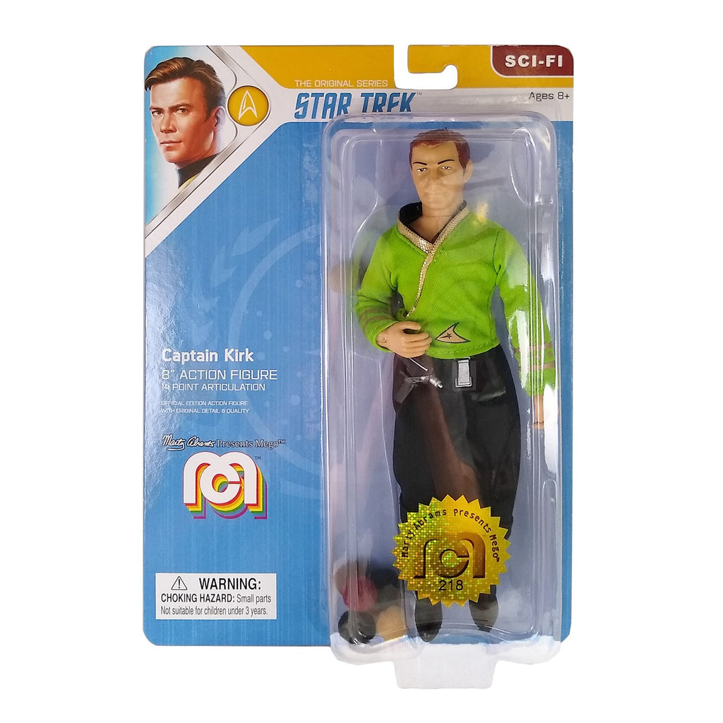 Mego Sci-Fi Star Trek Captain Kirk 8 Inch Action Figure - Radar Toys